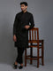 Vastramay Men's Black Kurta And Pant Set