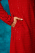 VM By VASTRAMAY Men's Maroon Rayon Schiffli Kurta And Pant Set