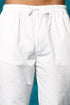 VM By VASTRAMAY Men's Navy Blue Rayon Schiffli Kurta And Pant Set