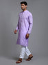 Vastramay Men's White Cotton Pant Style Pyjama