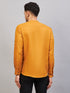 Vastramay Men's Rust Short Cotton Kurta