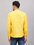 Vastramay Men's Yellow Short Cotton Kurta