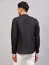 Vastramay Men's Black Short Cotton Kurta