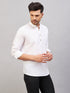 Vastramay Men's Cream Short Cotton Kurta
