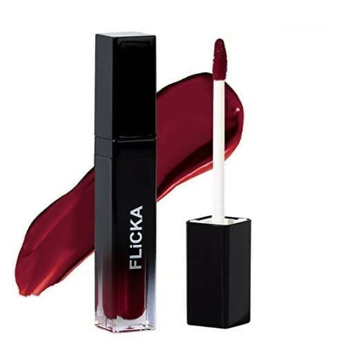 FLiCKA Set and Attack Liquid Matte Lipstick 05 Dream Castle | Maroon