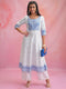 Vasthrlay Women White Printed Anarkali Kurtas
