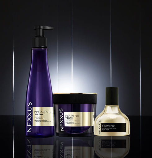Nexxus PROMEND VOLUMIZING SHAMPOO ELASTIN 250 ml PROMEND VOLUMIZING MASK 200 ml PROMEND OIL RESURRECTION