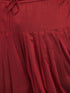 Vastramay Men's Plus Size Gold and Maroon Silk Blend Jacket Kurta Dhoti Pant Set