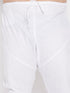 Vastramay Men's Plus Size Beige Solid Jacket With Purple Solid Kurta And White Pyjama Set
