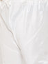 Vastramay Men's Plus Size Yellow Silk Blend Kurta Pyjama Set