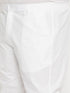 Vastramay Men's Plus Size Black Cotton Kurta And Cotton Pant Style Pyjama Set