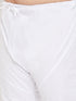 Vastramay Men's Plus Size Mint Green Cotton Kurta And Pyjama Set