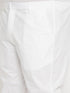 Vastramay Men's Plus Size Pink Chikankari Embroidered Kurta And White Cotton Pant Style Pyjama Set