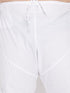 Vastramay Men's Plus Size Pink Chikankari Embroidered Kurta And White Pyjama Set