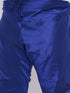 Vastramay Men's Plus Size Lavender Silk Blend Kurta And Blue Pyjama Set