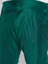 Vastramay Men's Plus Size Mustard Silk Blend Kurta And Green Pyjama Set