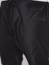 Vastramay Men's Plus Size White Silk Blend Kurta And Black Pyjama Set