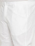Vastramay Men's Plus Size White Pant Style Pyjama