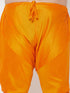 Vastramay Men's Plus Size Orange Cotton Silk Blend Pyjama