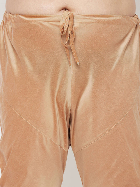 Vastramay Men's Plus Size Rose Gold Pyjama