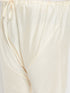 Vastramay Men's Plus Size Cream Viscose Solid Relax Fit Churidar