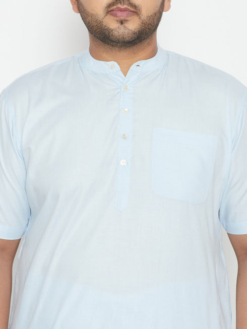 Vastramay Men's Plus Size Work From Home Kurta And Salwar Set