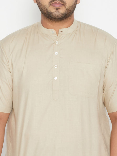 Vastramay Men's Plus Size Work From Home Kurta And Salwar Set