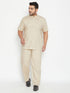 Vastramay Men's Plus Size Work From Home Kurta And Salwar Set