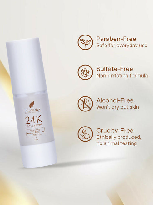 Flawora D-Tan Lotion|Anti Acne Serum And Gold Face Serum Combo