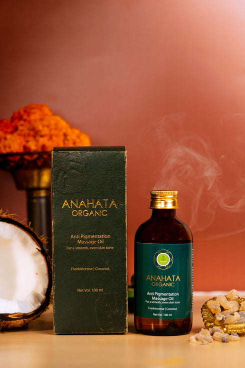 Anahata Coconut & Frankinscence Massage Oil Anti Pigmentation