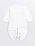 VASTRAMAY SISHU Boys White Chanderi Ethnic Combo Set