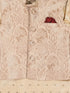 Vastramay SISHU Boy's Beige Ethnic Motifs Printed Kurta with Pyjamas
