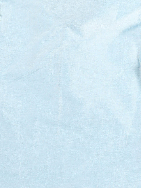 Vastramay SISHU Boys' Aqua Blue Viscose Kurta and Pyjama Set