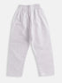 Vastramay SISHU Boy's Aqua Blue and White Pure Cotton Kurta Pyjama Set