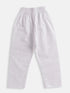Vastramay SISHU Boys Yellow and White Pure Cotton Kurta Pyjama Set