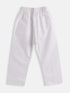 Vastramay SISHU Boys Purple and White Pure Cotton Kurta Pyjama Set