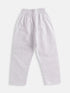 Vastramay SISHU Boys Red and White Pure Cotton Kurta Pyjama Set