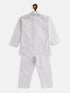 Vastramay SISHU Boys White Pure Cotton Kurta Pyjama Set