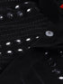 Vastramay SISHU Boy's Black Mirror Work Kurta Pyjama Set