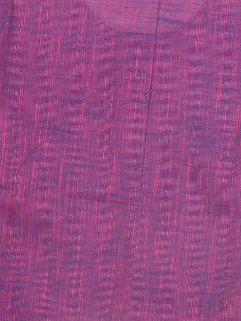 Vastramay SISHU Boys' Purple Cotton Kurta and White Pyjama Set