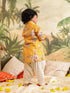 Vastramay SISHU Boy's Yellow Floral Printed Kurta Patiala Set