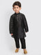 Vastramay SISHU Boy's Black Silk Blend Kurta Pyjama Set