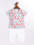 Vastramay Infant Boy's Multicolor Cotton Blend Kurta Patiala Set