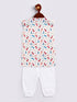 Vastramay Infant Boy's Multicolor Cotton Blend Kurta Patiala Set
