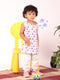 Vastramay Infant Boy's Purple Cotton Blend Kurta Pyjama Set