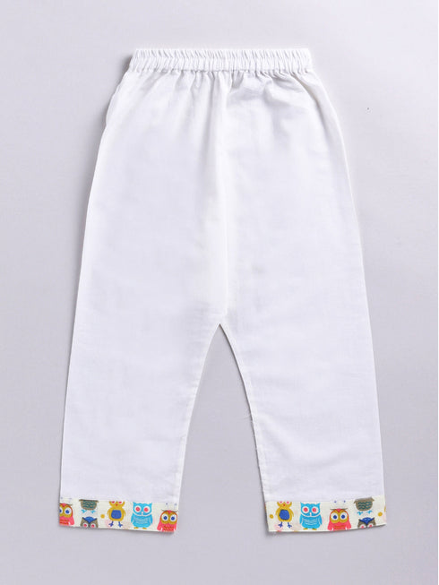 Vastramay Infant Boy's Multicolor Cotton Blend Kurta Pyjama Set