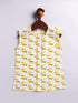 Vastramay Infant Boy's Yellow Cotton Kurta Pyjama Set
