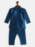 Vastramay SISHU Boy's Turquoise Silk Blend Kurta Pyjama Set