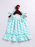 Vastramay Girl's Aqua Dress