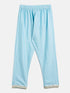 Vastramay SISHU Girls' Aqua Blue Viscose Kurta And Straight Pant Set
